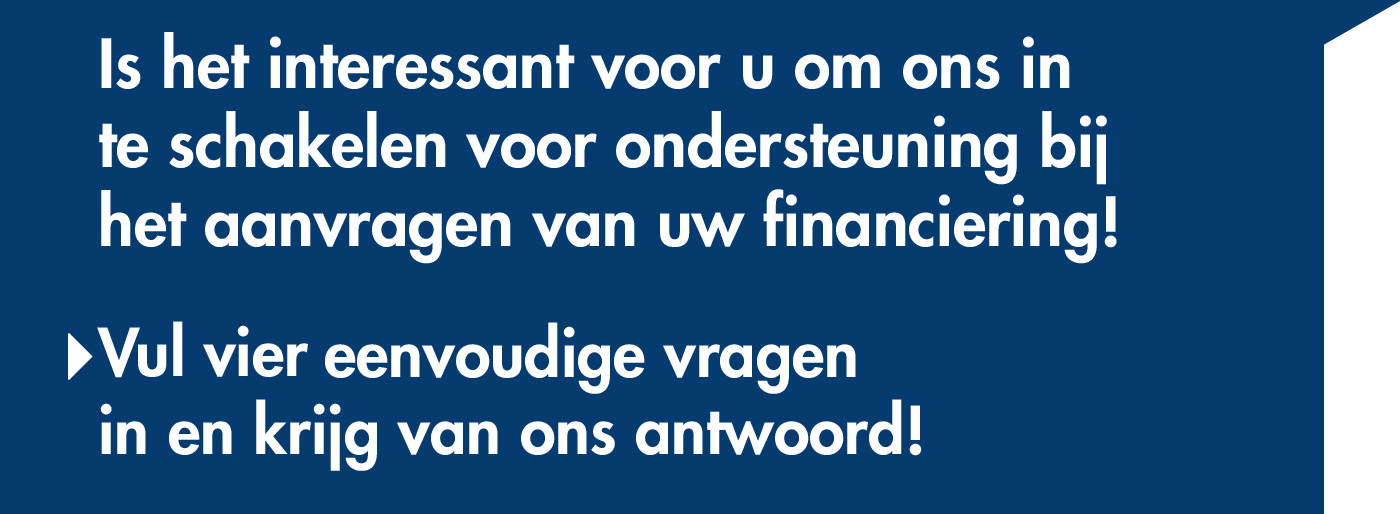 Quickscan check of het interessant is om Finance Partners te laten helpen met uw financiering